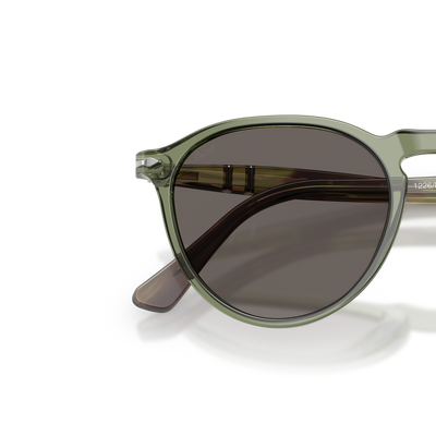 Persol PO3286S with Transparent Green Frame and Grey Lenses – Variant Image