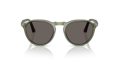 Persol PO3286S avec Monture Transparent Vert et Verres Gris - Image 2
