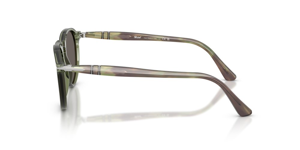 Persol PO3286S with Transparent Green Frame and Grey Lenses