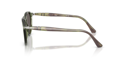 Persol PO3286S avec Monture Transparent Vert et Verres Gris - Image 4