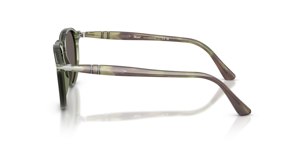 Persol PO3286S with Transparent Green Frame and Grey Lenses - Image 4
