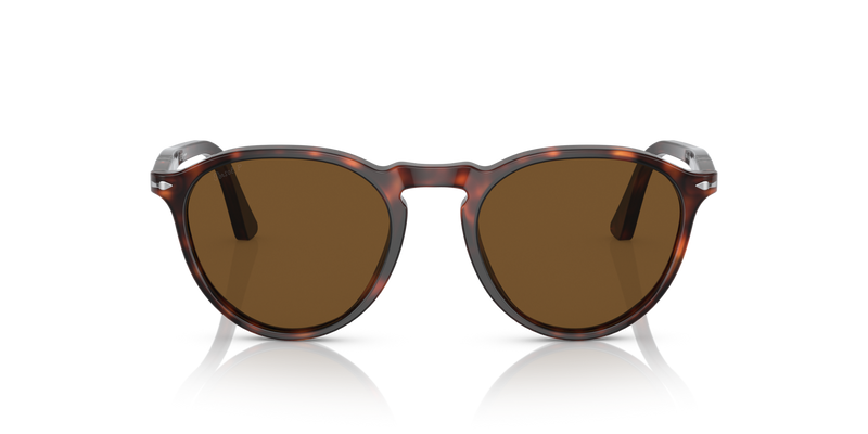 Visit PO3286S with Havana Frame and Brown Lenses