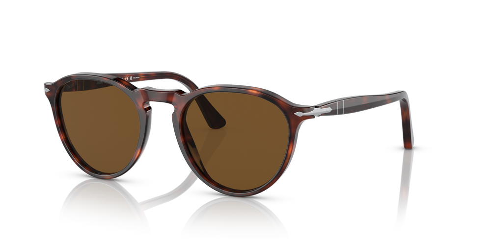 Persol PO3286S mit Havana Gestell und Braun Gläsern - Bild 1