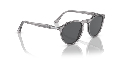 Persol PO3286S avec Monture Transparent Gris et Verres Gris - Image 3