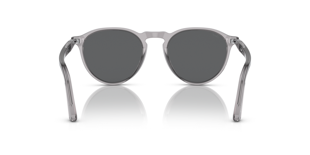 Persol PO3286S avec Monture Transparent Gris et Verres Gris - Image 5