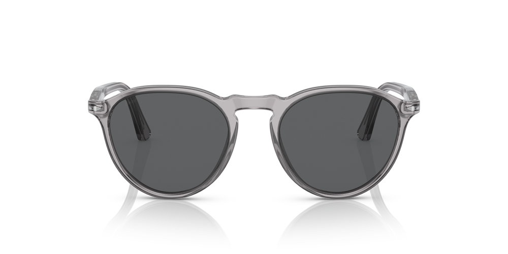 Persol PO3286S avec Monture Transparent Gris et Verres Gris - Image 2