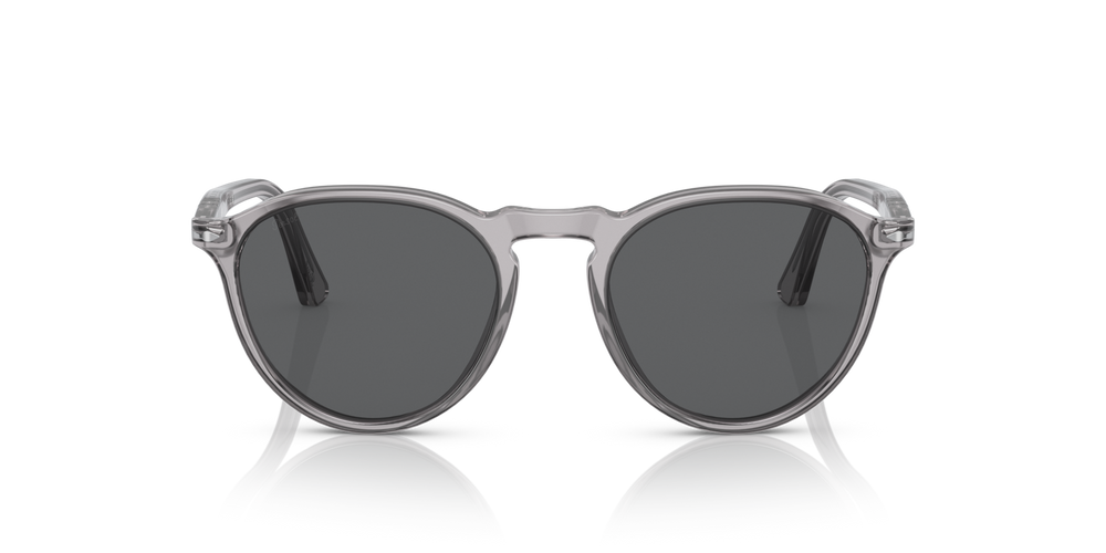 Persol PO3286S avec Monture Transparent Gris et Verres Gris - Image 2