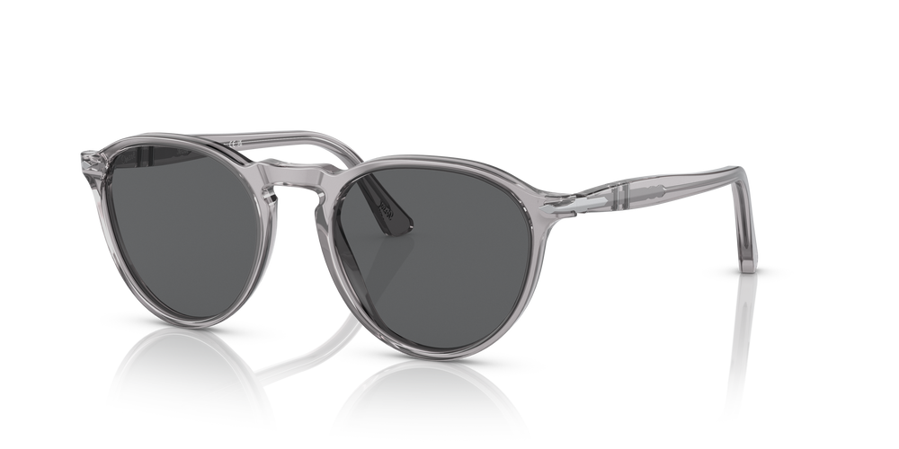Persol PO3286S avec Monture Transparent Gris et Verres Gris - Image 1