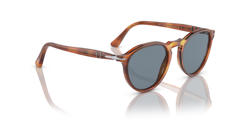 Persol PO3286S with Terra Di Siena Frame and Blue Lenses - Image 3