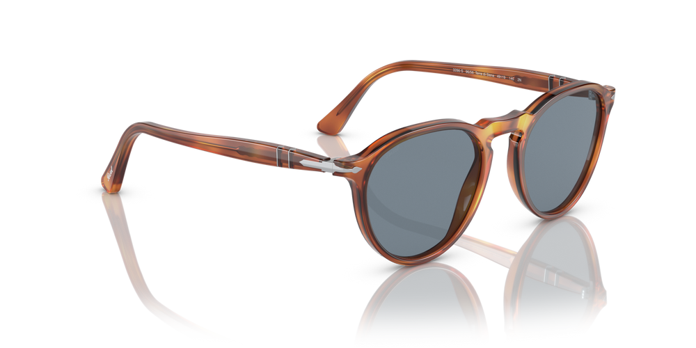 Persol PO3286S with Terra Di Siena Frame and Blue Lenses - Image 3