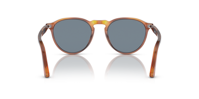 Persol PO3286S avec Monture Terre de Sienne et Verres Bleu - Image 5