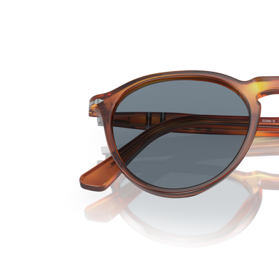 Persol PO3286S avec Monture Terre de Sienne et Verres Bleu – Image variante