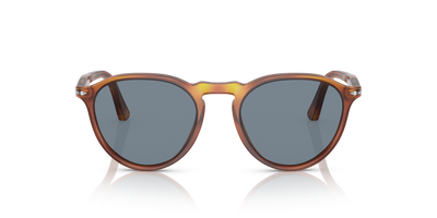 Persol PO3286S avec Monture Terre de Sienne et Verres Bleu - Image 2