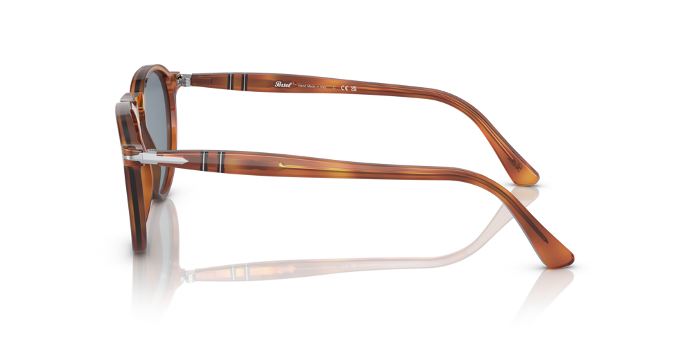 Persol PO3286S avec Monture Terre de Sienne et Verres Bleu - Image 4