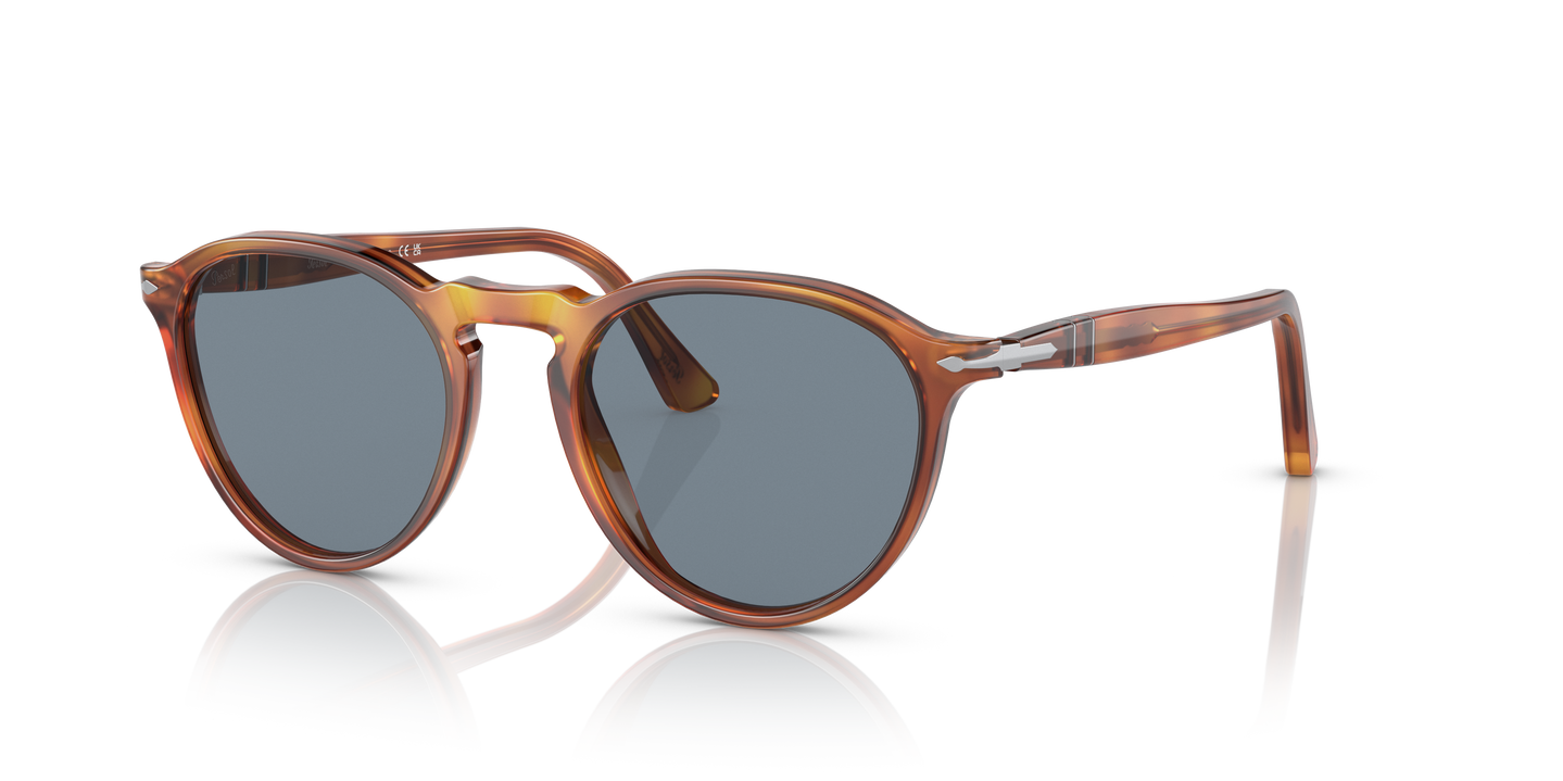 Persol PO3286S with Terra Di Siena Frame and Blue Lenses | Persol® US