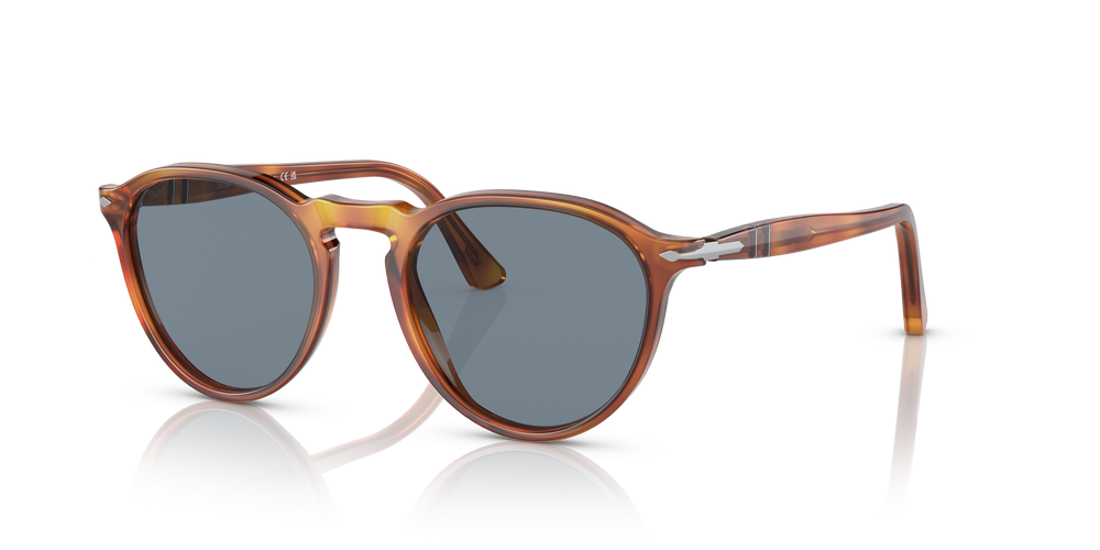 Persol PO3286S with Terra Di Siena Frame and Blue Lenses - Image 1