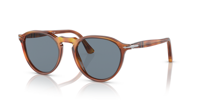 Persol PO3286S avec Monture Terre de Sienne et Verres Bleu - Image 1