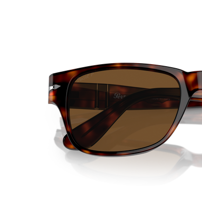 Persol PO3288S avec Monture Havana et Verres Brun – Image variante
