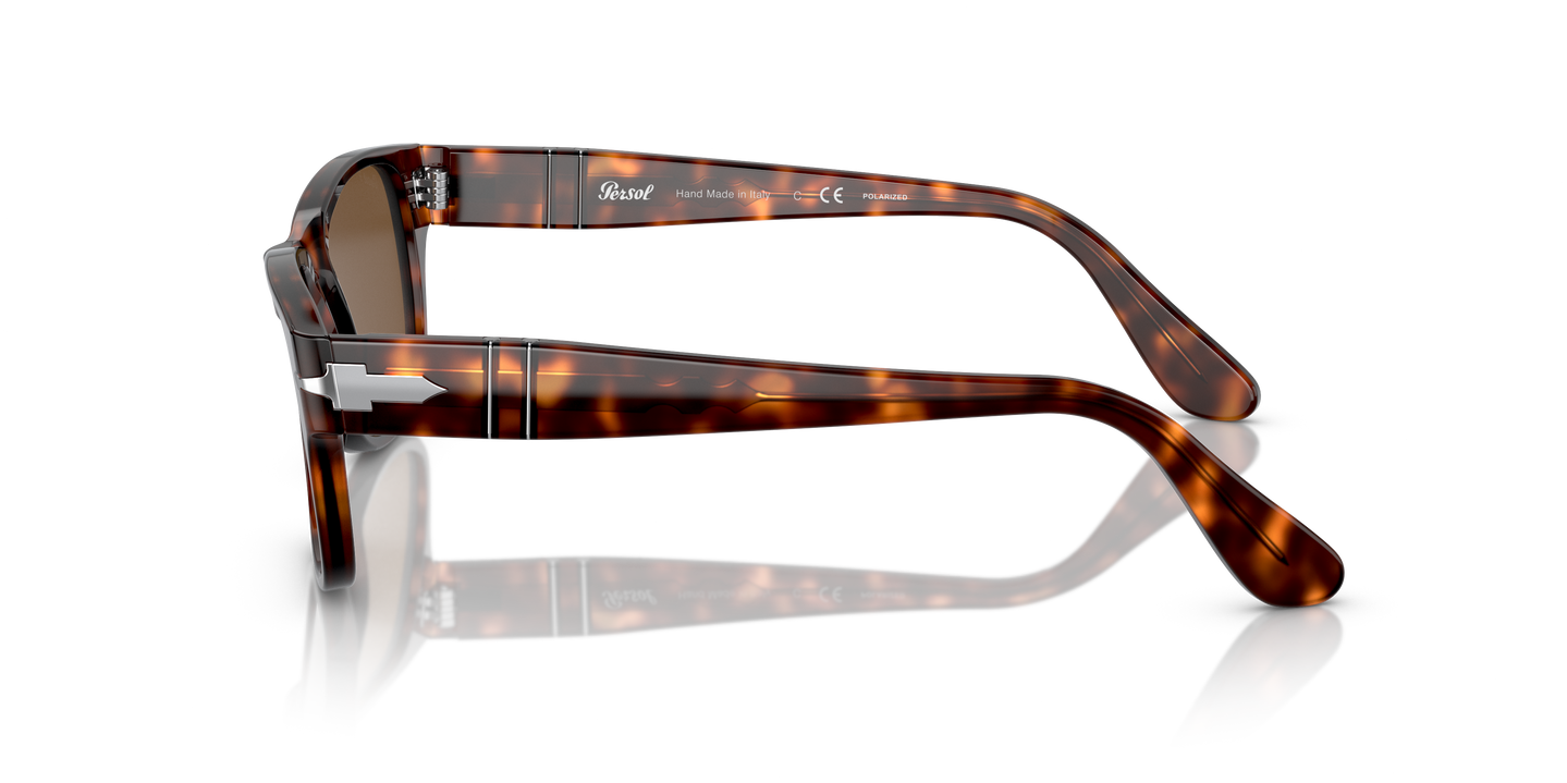 Persol PO3288S avec Monture Havana et Verres Brun - Image 1