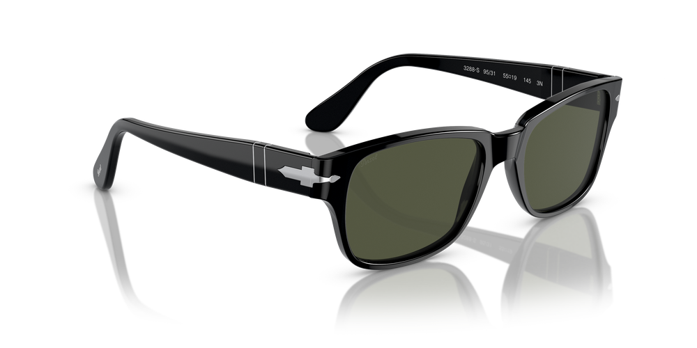 Persol PO3288S con Montatura Nero e Lenti Verde - Immagine 3