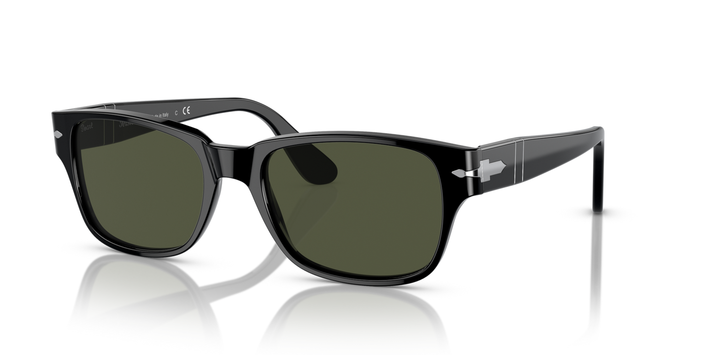 Persol PO3288S with Black Frame and Green Lenses - Image 1