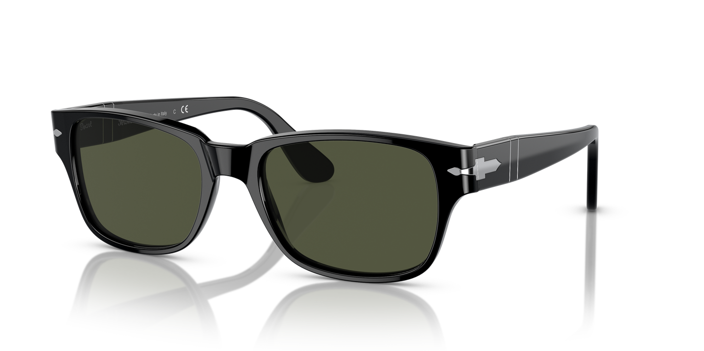 Persol PO3288S con Montatura Nero e Lenti Verde - Immagine 1