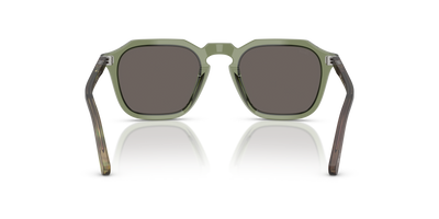 Persol PO3292S avec Monture Transparent Vert et Verres Gris - Image 5