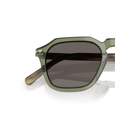 Persol PO3292S mit Transparent Grün Gestell und Grau Gläsern – Variantenbild