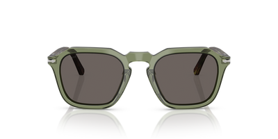 Persol PO3292S avec Monture Transparent Vert et Verres Gris - Image 2