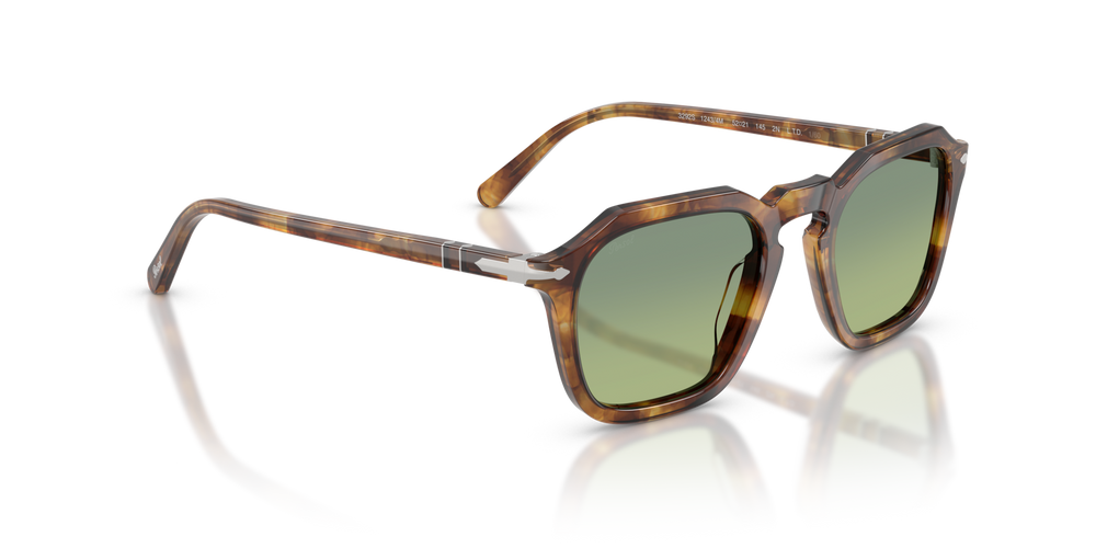 Persol PO3292S - Exclusive with Yellow Brown Havana Frame and Green Lenses - Image 3