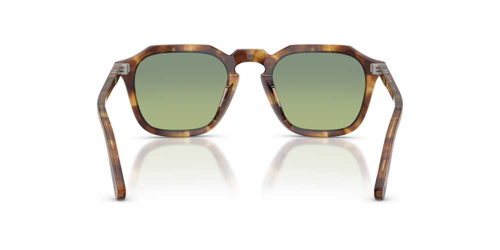 Persol PO3292S - Exclusive with Yellow Brown Havana Frame and Green Lenses - Image 5