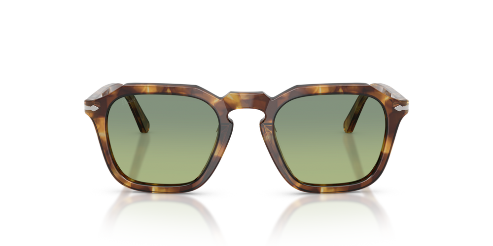 Persol PO3292S - Exclusive with Yellow Brown Havana Frame and Green Lenses - Image 2