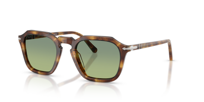 Persol PO3292S - Exclusive with Yellow Brown Havana Frame and Green Lenses - Image 1