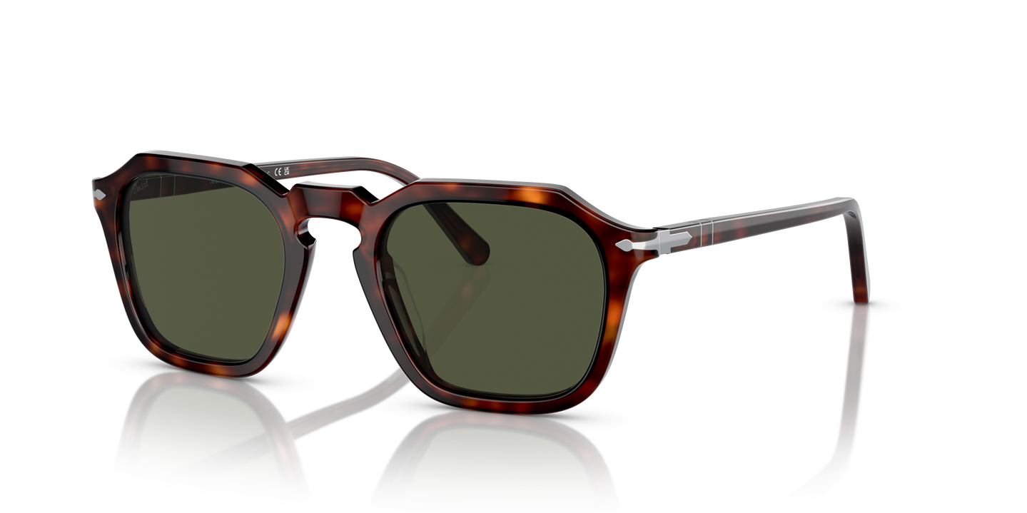 Persol PO3292S with Havana Frame and Green Lenses - Image 1