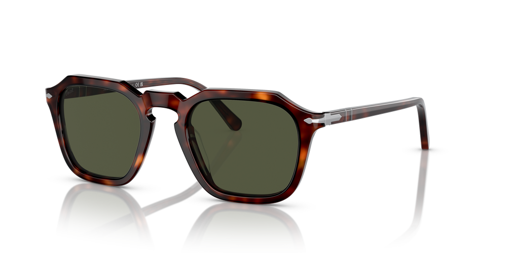 Persol PO3292S with Havana Frame and Green Lenses | Persol® US