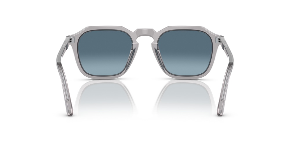 Persol PO3292S mit Grau transparent Gestell und Blau Gläsern - Bild 4