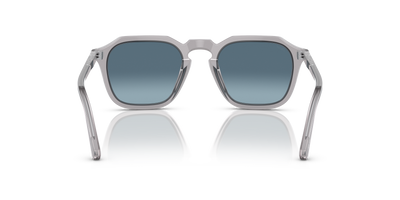 Persol PO3292S with Transparent Grey Frame and Blue Lenses - Image 4