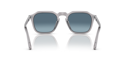 Persol PO3292S avec Monture Transparent Gris et Verres Bleu - Image 4