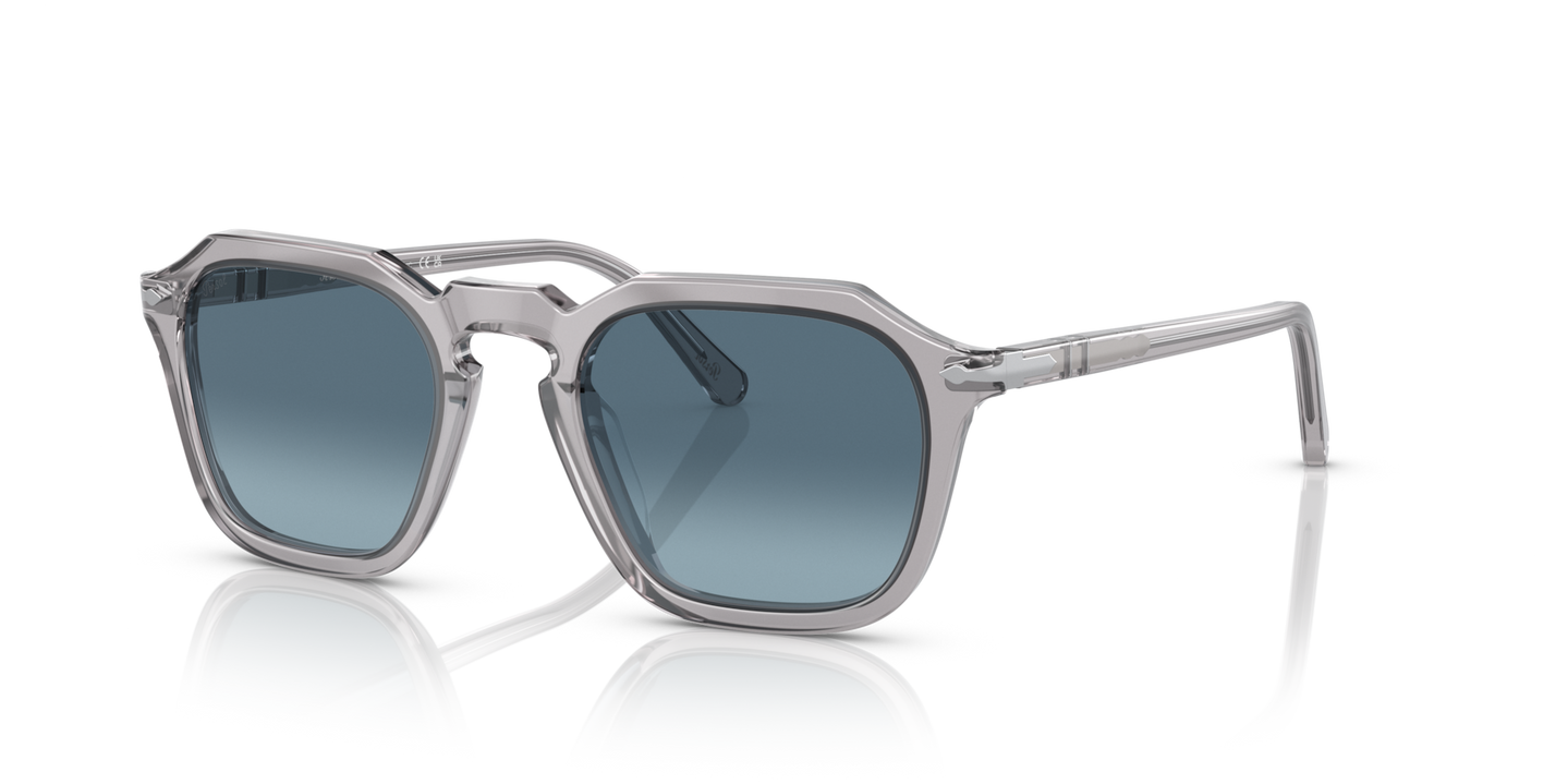Persol PO3292S mit Grau transparent Gestell und Blau Gläsern - Bild 1