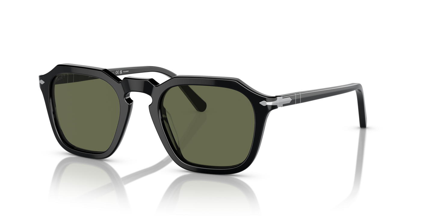 Persol PO3292S con Montura Negro y Lentes Verde - Imagen 1