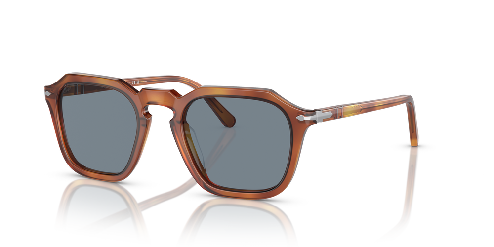 Persol PO3292S mit Terra Di Siena Gestell und Blau Gläsern - Bild 1