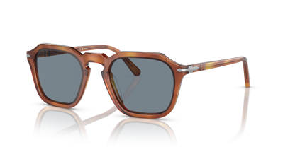 Persol PO3292S with Terra Di Siena Frame and Blue Lenses | Persol® NL Persol PO3292S with Terra Di Siena Frame and Blue Lenses | Persol® NL