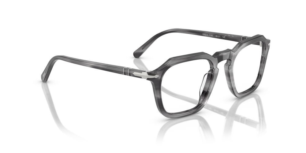 Persol PO3292V with Striped Grey Frame - Image 3