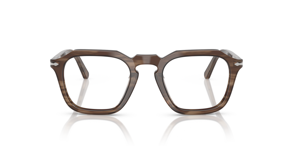 Persol PO3292V with Striped Brown Frame - Image 2