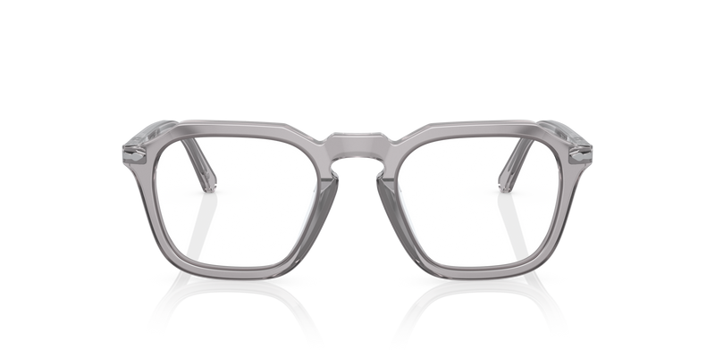 Visitar PO3292V con Montura Gris Transparente