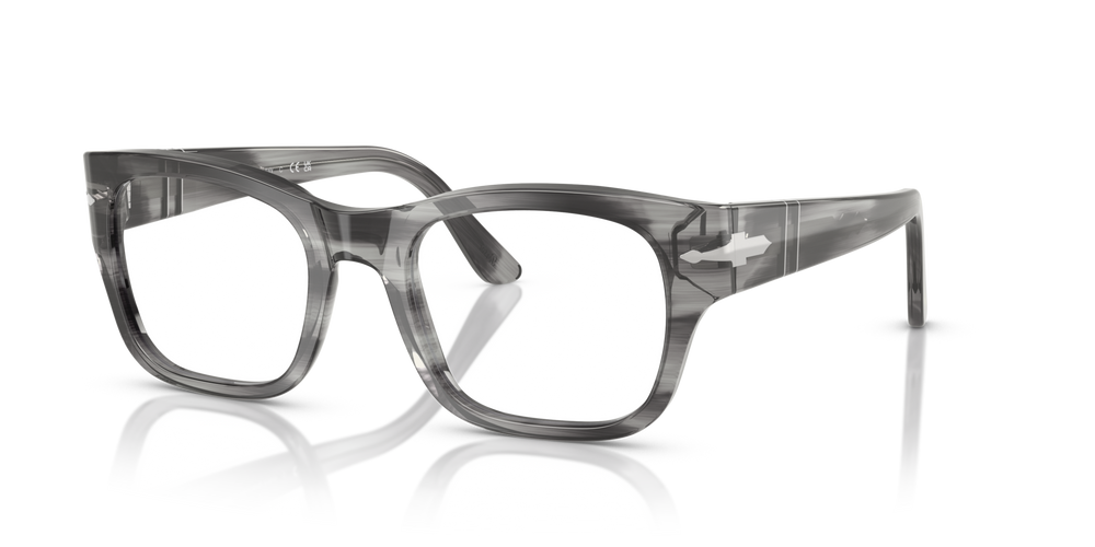 Persol PO3297V with Striped Grey Frame - Image 1