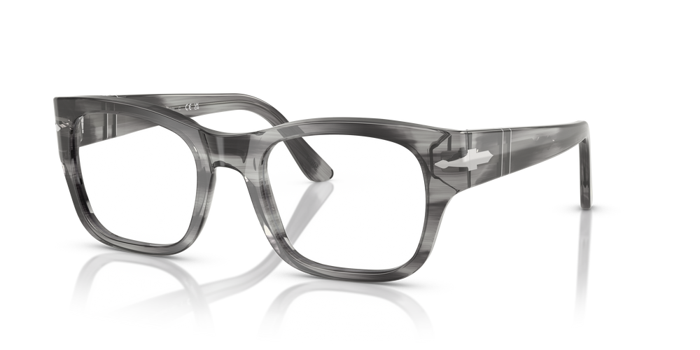 Persol PO3297V con Montatura Striato Grigio - Immagine 1