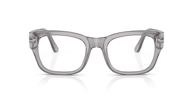 Visitar PO3297V con Montura Gris Transparente