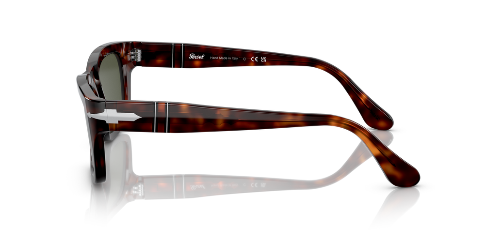 Persol PO3301S with Havana Frame and Green Lenses - Image 3