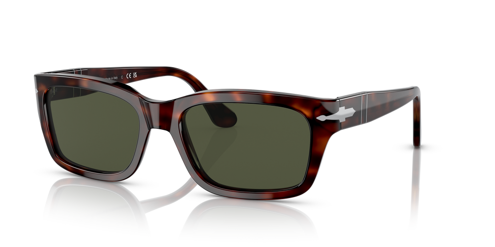 Persol PO3301S with Havana Frame and Green Lenses - Image 1